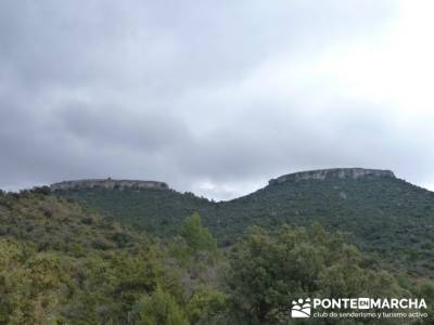 Senderismo Guadalajara - Monumento Natural Tetas de Viana. la barranca de navacerrada